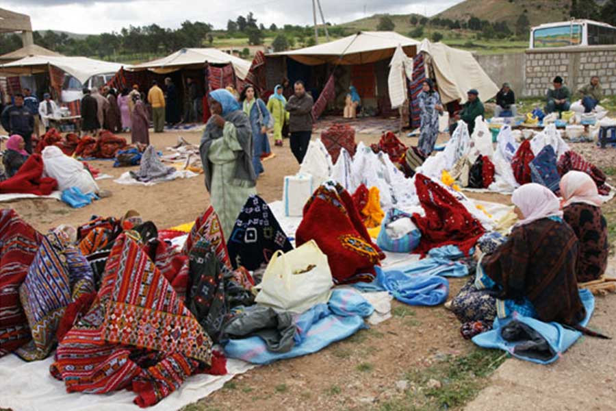 souk-tapis-berbere-traditonnel